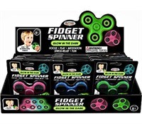 2 Cases of 24 Glow in the Dark Fidget Spinners