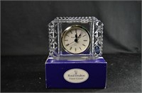 ROYAL DOULTON CRYSTAL CLOCK - NEW IN BOX