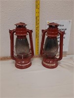 2 barn lanterns