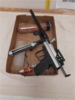 Paint ball gun and accessories