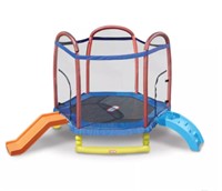 Little Tikes Climb and Slide 7' Trampoline