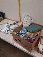 Box of quilting material