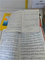 Box of sheet music