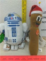 Talking R2-D2 doll and South Park doll both work