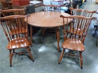 Tell City Table with 5 chairs