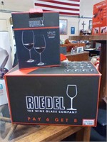 10 Riedel wine glasses new in boxes