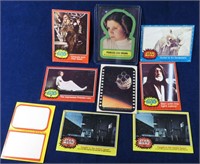1977 Pricess Leia Sticker & Star Wars Cards