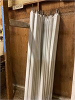 11-7’ white wood side poles