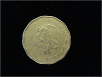 Mexican Currency - 2001 - 50 Cent Piece