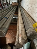 3-22’ wood center poles
