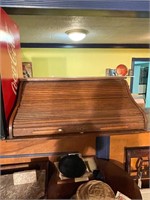 Antique Oak Roll Top Desk Top