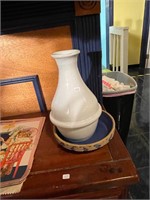 Vase and Pottery Bowl