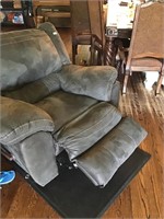 Microsuede rocker recliner. One spot see pic