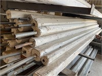 29-various lengths wood center poles