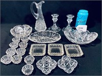 Beautiful Multiple Piece Glass Dishware Lot