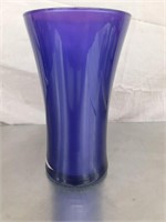9" Amethyst colored vase