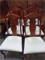 6 chairs cloth seats