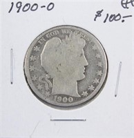 1900-O Barber Silver Half Dollar Coin