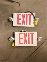 2-Lighted exit signs