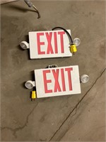 2-Lighted exit signs
