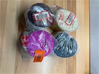 4 bundles of yarn