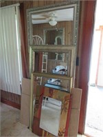 Various Sizes of Mirrors (All one lot)