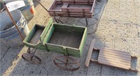 Small Decorative Cart - 14" Tall