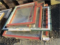 (7) Vintage Windows - Missing & Broken Glass