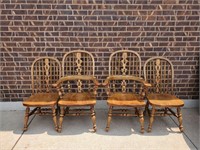 4 Solid Wood Chairs