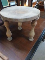 Small wood stool