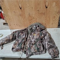 XL Lined Camo Coat