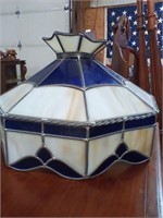 Stained glass hanging light