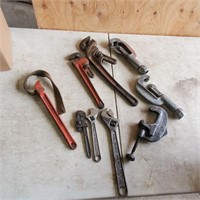 Ridgid Pipe Cutters, Pipe Wrenches