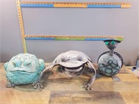 Frog, Toad, and Turtle Water Sprinkler and decor