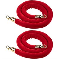 Red Velvet Stanchion Rope - 2-Pack