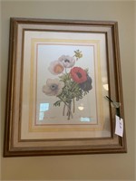 ANTIQUE FLOWER PRINT