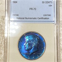 1964 Kennedy Half Dollar NNC - PR70