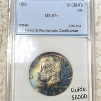 1966 Kennedy Half Dollar NNC - MS67+