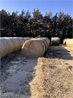 10 Big Round Bales of 3rd Cutting Alfalfa Hay