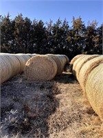 10 Big Round Bales of 2nd Cutting Alfalfa Hay