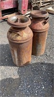 (2) Milk Cans - 29" Tall