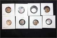 17 Wheat Pennies 1941-1958