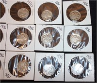 25 Buffalo nickels 1936