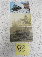 Vintage Train Post Cards