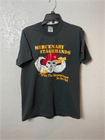 Vintage Mercenary Stagehands Crew Concert Shirt