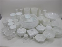 Large Miscellaneous Milk Glass Lot All Pictured