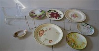 2-Hand Painted Plates & More
