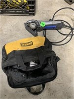 DEWALT TOOL BAG AND POWER TOOL