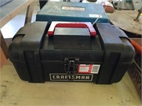 CRAFTSMAN TOOL BOX W/ LARGE LOT OF DRY WALL SCREWS