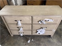 New SOHO Baby 6 Drawer Dresser w/damage